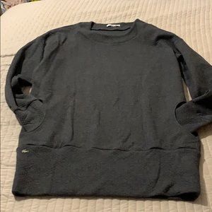 Oversized grey Lacoste sweater dress